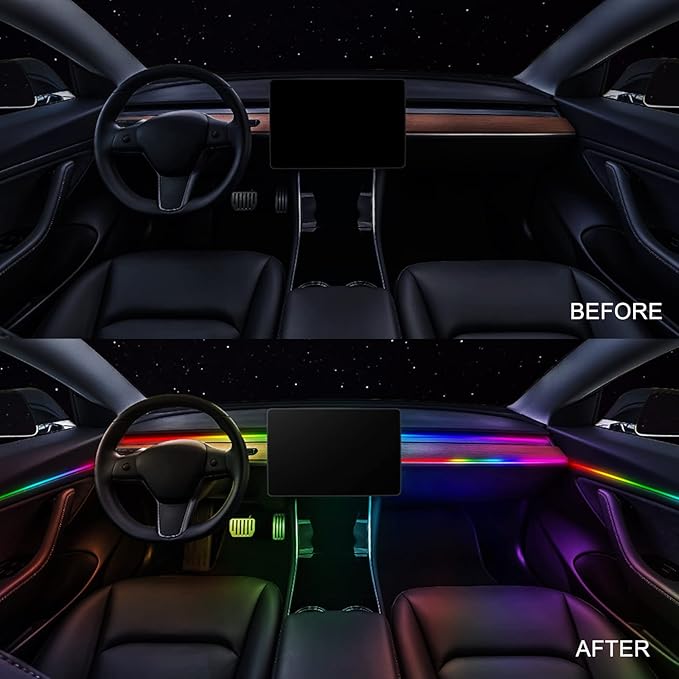 Dreamcolor Acrylic Interior Car LED Strip Light 29.5-inch, Fits Dreamcolor Main & Sub-Controllers
