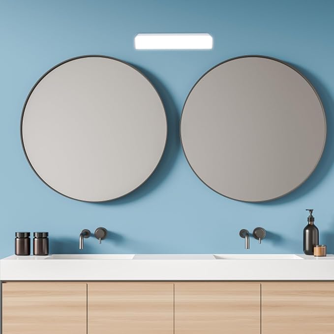 STOBOK Vanity Light for Bathroom Mirror Led Wall Lamp Brightness Fogless Lighting Fixture Minimalist Design for Makeup Suitable for High Humidity Environments