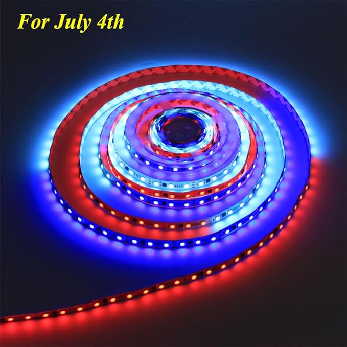 30FT 12V Indoor Chasing Effect LED Strip Light, Pixel Addressable WS2811 RGB LED Strip Light Kit with WiFi Music Sync Controller for Dining/Liveing Room, Kitchen