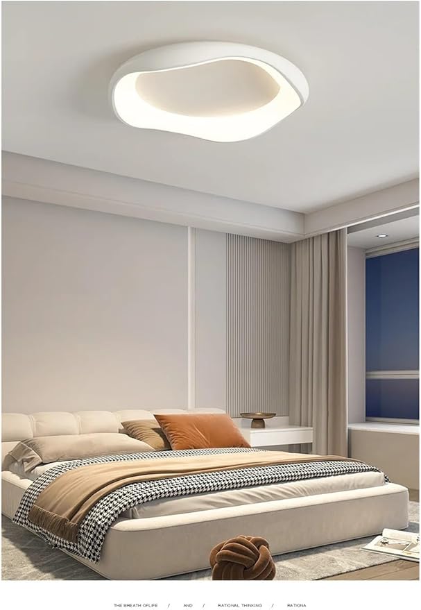 Modern Bedroom Ceiling Light Minimalist Interior Intelligent Lamp Living Room Bar Counter Home Decoration Lighting Fixture Contemporary(Green-52cm)