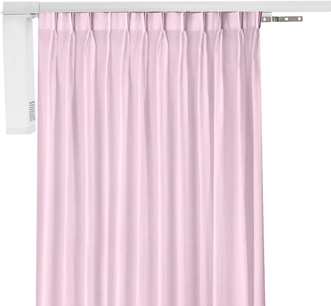 Electric Ceiling Curtain Track,13ft Ceiling Smart Curtains System w/Automated Rail,Automatic Curtain Opener/Close Smart Drapery Curtain Track Rod Rail,Motorized Curtains Rod,Motorized Rails for Study