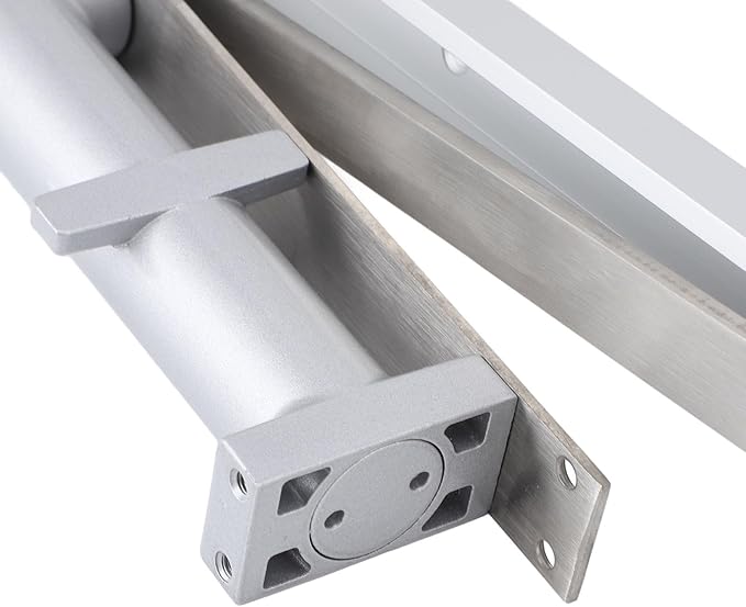 Zerodis Adjustable Safety Spring Hydraulic Door Closer 90° for Commercial and Residential, Made of Premium Zinc Alloy, Prevents Slamming, Suitable for Doors up to 222KG with a Width of