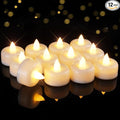 Raycare 12/24/50/100/150Pack Battery Operated Tea Lights Candles, Long Lasting Fake Candles, Flameless LED Tea Lights, Electric Candle for Table Centerpieces, Home Decor, Halloween, Christmas