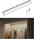 EZVALO 15inch Motion Sensor Closet Light, 1800mAh Rechargeable Battery-Operated LED Light, Rotatable Sensor, 3 Color Temperatures & Stick-On Light for Closet, Pantry, Stairs