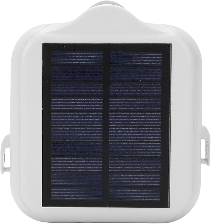 Solar Powered Smart Curtain Motor, APP Remote Control Automatic Curtain Opener Compatible with Roman Rod U Shape I Beam Tracks, with Voice Control for Home