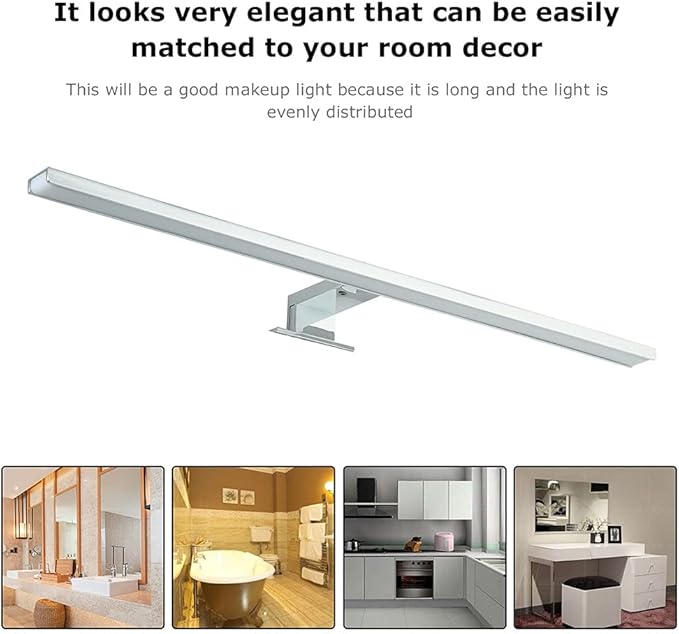 Makeup Mirror Light LED Mirror Light Vanity Lights IP44 Waterproof Makeup Mirrors Wall Lamps, for Living Room