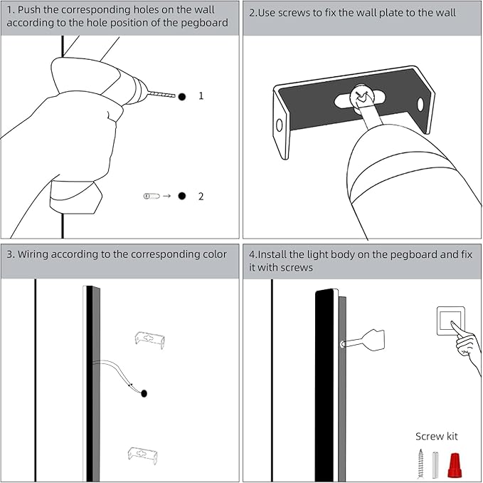 Modern Plug in Long Wall Sconce, 39.3" White Matte LED Wall Lights, 20W Warm White 3000K Acrylic Indoor Wall lamp, with 59" Plug Cable for Bedroom, Living Room, Hallway