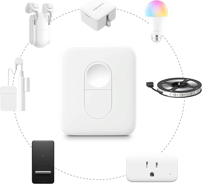 SwitchBot Blind Tilt Motorized Blinds with Remote, Automatic Blind Opener and Closer, Solar Powered, Light Sensing Control, Add Hub Mini to Make it Compatible with Alexa & Google Home