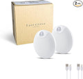 Magnetix 3in Re-Chargeable LED Under Cabinet Motion Sensor Puck Light with Magnetic Mounting Clips, Dimmable and 3000K CCT in White (Pack of 2) for Kitchens, Closets, and Stairs