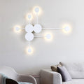 Lights LED Modern Indoor Nordic Circle Background Creatively Decorative Acrylic for Living Room Bedroom