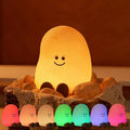 Potato Night Light for Kids, 7 Color Changing Soft Silicone Night Light, Touch Dimmable Lamp with 3 Brightness, Rechargeable Bedside Lamp with Timer, Cute Desk Decor Gift for Toddler Boy Girl (Potato)