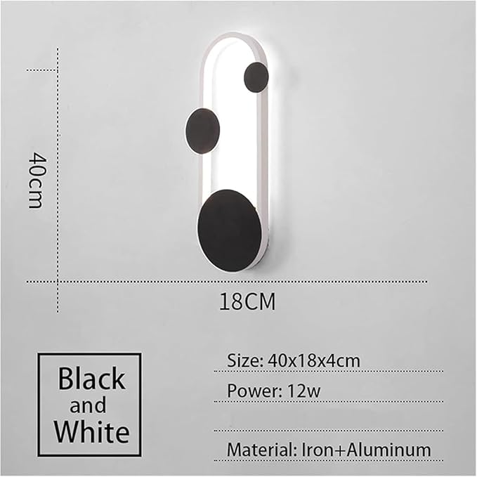 Minimalist Led Wall Decor with Living Room Decoration Bedside Lamp Modern Wall Lamp Sconce Indoor Lighting Wall Light Fixtures for Living Room