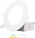INFIBRITE 4 Inch 3CCT Selectable 9W 750LM Thin LED Ceiling Light Kit, Dimmable, Wet Rated