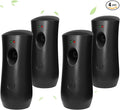 (4-Pack) Automatic Fragrance Dispenser,Automatic Air Freshener Spray Dispenser,Free Standing or Wall Mounted for Home, Indoor, Bathrooms, Offices, Hotels and Commercial Places (Black)
