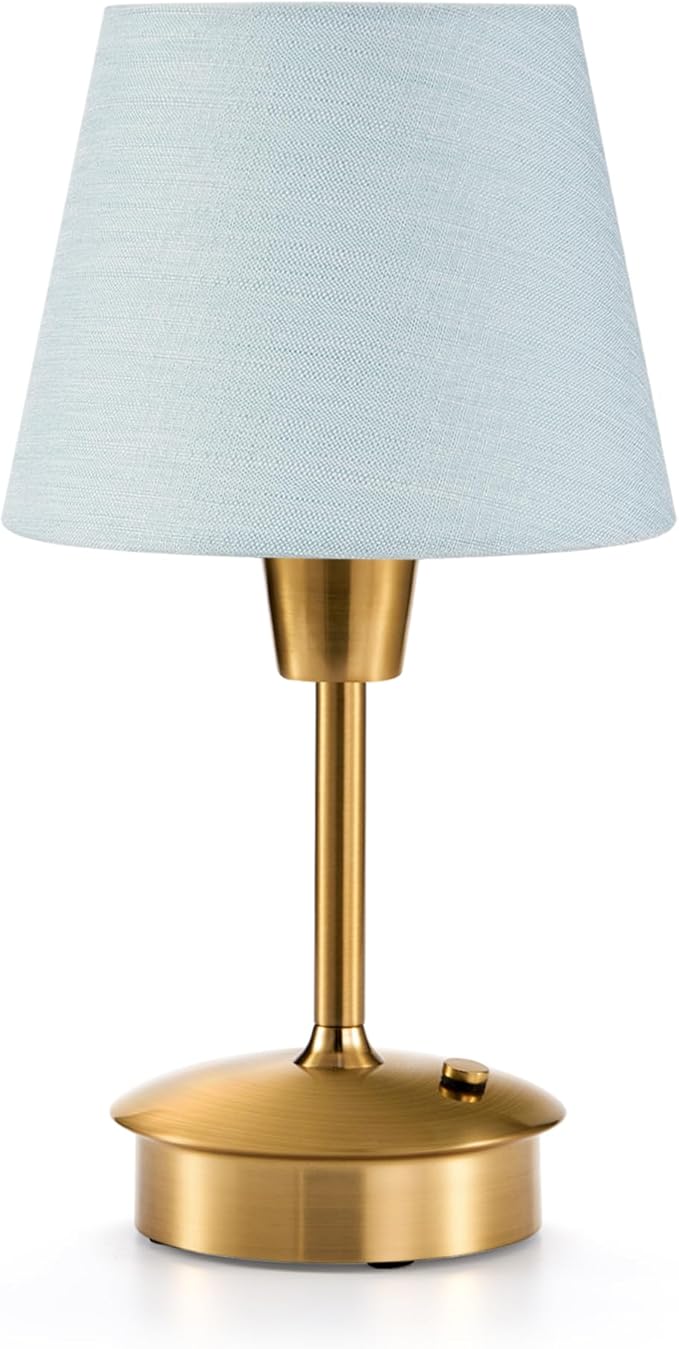 UMEXUS Small Cordless Table Lamp, 5200mAh Battery Operated Touch Lamps for Restaurant Dinner Table, Rechargeable Dimmable Portable Night Light for Bedside Dining Room Patio Kitchen Outdoor Décor