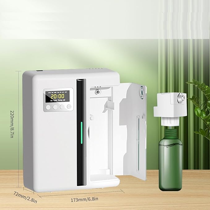 Scent Diffuser, Bluetooth Aromatherapy Diffuser for Home, Smart Air Scent Diffuser with Detachable Atomizing Head for Home Hotel Bar KTV (US Plug 100‑240V)