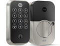 Yale Assure Lock 2 Touch Deadbolt, Satin Nickel Keyed Smart Entry Door Lock with Bluetooth Connected Touchscreen Keypad and Fingerprint Scanner for Code Entry (No Wi-Fi), YRD420-F-BLE-619