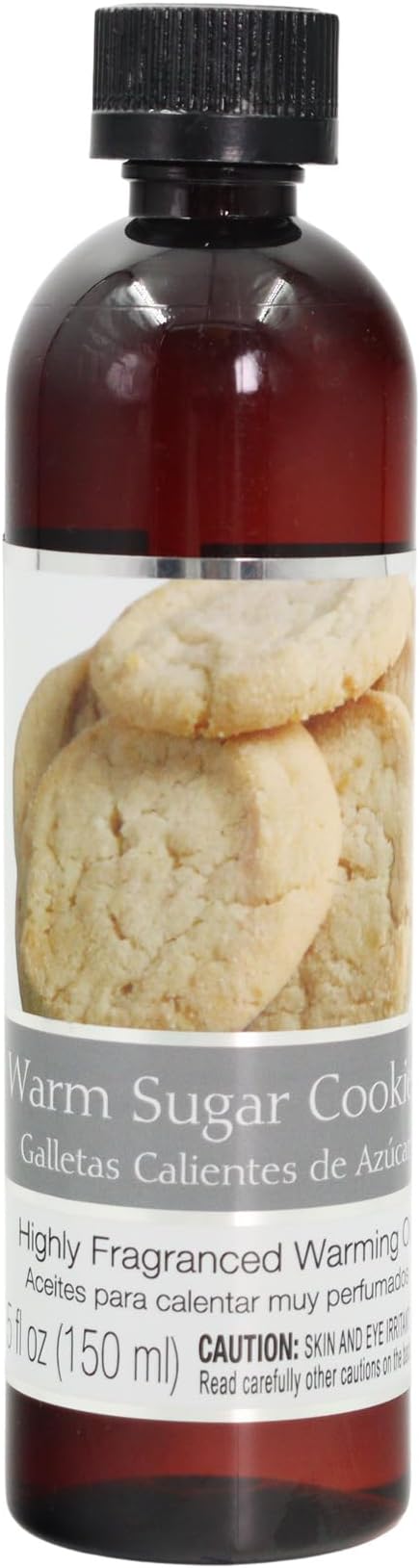 Hosley Warm Sugar Cookies Fragrance Warming Oils, Set of 2, 5oz Each. Ideal Gift for Weddings, spa, Reiki, Meditation, Bathroom Settings.P1