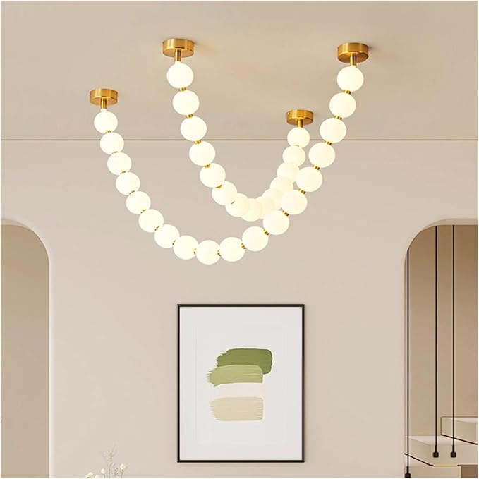 Modern Chandelier, Modern Home Decor led Lights Pendant Light Lamps for Living Room Chandeliers for Dining Hanging Indoor Lighting(B 25 Heads,Cold White)