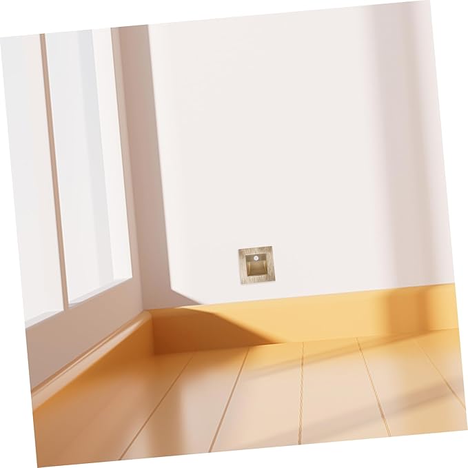 Healifty Motion Sensor Led Step Light Warm Induction Lighting for Stairs Aisles Eye-Friendly Recessed Design for Indoor Outdoor Use Soft Glow for Safe Navigation