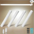 4 PCS 11.8in Punch-Free Smart Sensor Magnetic Rechargeable Led Lights, Motion Sensor Light Indoor, USB C Rechargeable Closet Under Counter Lighting for Kitchen Cupboard Wardrobe