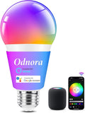 LED Smart Light Bulbs, Color Changing Light Bulb 9W, Compatible with Alexa & Google Assistant, 2.4GHz Bluetooth WiFi Light Bulbs, 16 Million Colors RGBTW A19 60W Equivalent Bulb, 800LM, 1 Pack