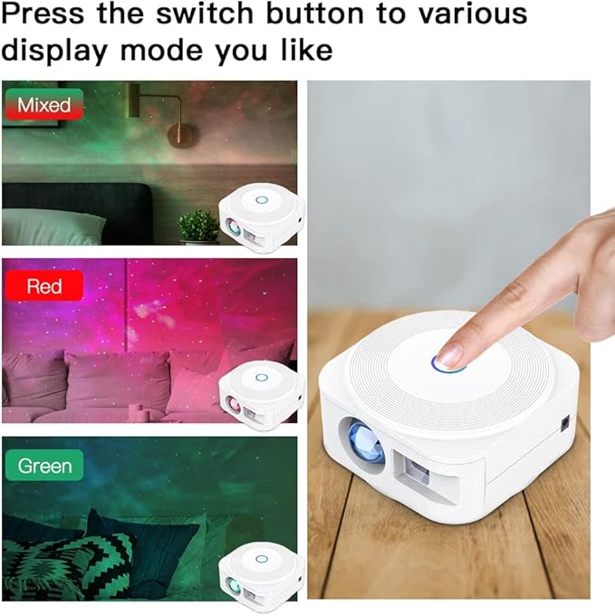 Galaxy Projector,Star Projector Galaxy Light,Northern Lights Projector,Aurora Starlight Projector,Rotatable Nebula Lamp,Smart APP&Voice Control,24H Timer,LED Night Light Projector for Bedroom
