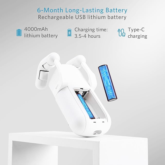 Automatic Curtain Opener Smart Motorized: 2-Pack Heavy Duty 20KG Load Electric Curtain Robot with Remote for Bedroom Living Room│6-Month Battery for Home/Office/Nursery│No WiFi Needed