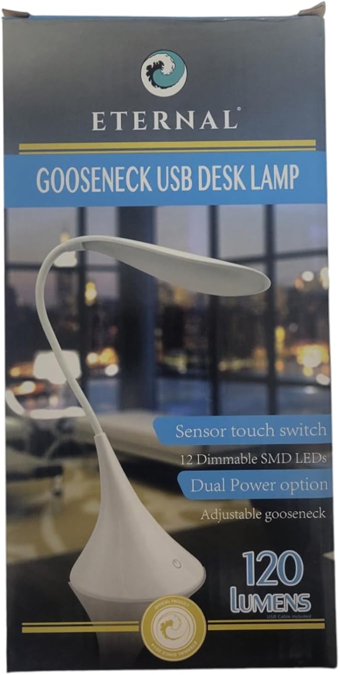 Gooseneck LED Adjustable Desk USB Lamp