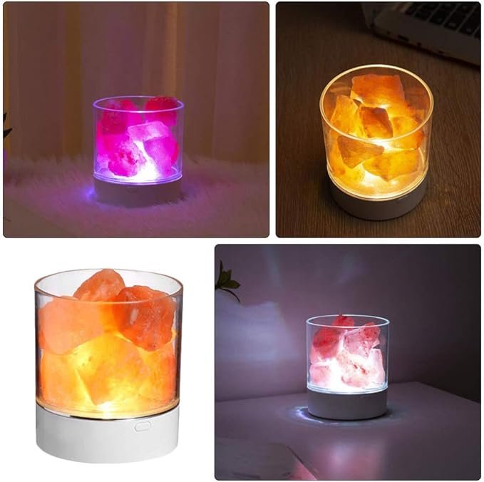 1pc USB Powered Adornment Naturally Shaped Light Decoration for Home Bedroom Office Yoga Room Soothing Anion Emitting for All Ages