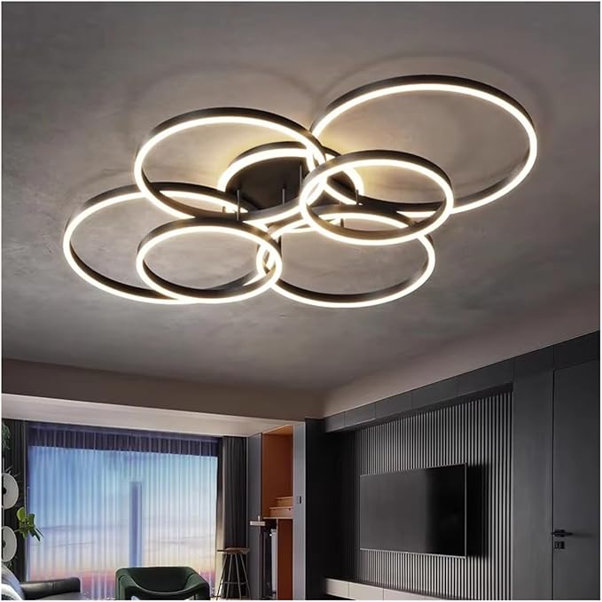 Nordic Decoration Home Bedroom Decor Smart led Lamps Ceiling Lights for Living Room Indoor Lighting, Luxury(Warm White,84 x 120 cm)