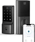eufy Security Smart Lock C210, Keyless Entry Door Lock, Built-in WiFi Deadbolt, Smart Door Lock, No Bridge Required, Easy Installation, Touchscreen Keypad, App Remote Control, 4 AA Batteries Included
