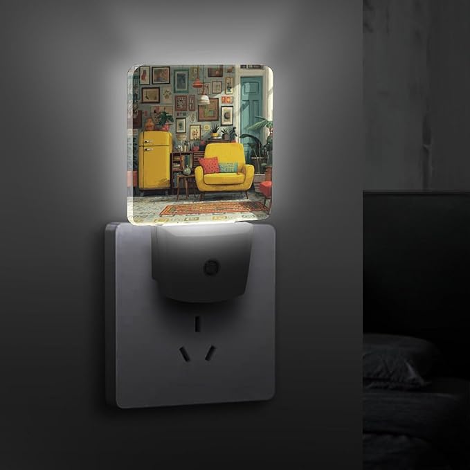 LED Night Light, Vital Interior Smart Sensor Night Lights Plug Into Wall with Auto Dusk to Dawn, Soft Glow Nightlight for Bedroom, Bathroom, Hallway, Stairway