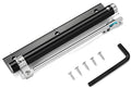50KG Adjustable Door Closer Aluminum Alloy Automatic Spring Soft Close Fire-Proof Heavy Duty Hardware Automatic Door Closer/2(Black)