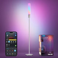 Govee RGBIC Cylinder Floor Lamp, LED Corner Floor Lamp with Wi-Fi App Control, Smart Lamp with 64+ Scenes, DIY Mode, Music Sync, 1500 Lumens Modern Lamp for Bedroom, Living Room