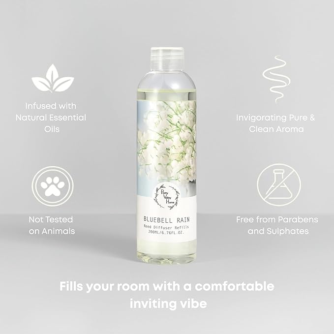Reed Diffuser Refill (Bluebell Rain)