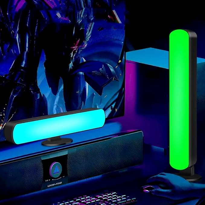 4-Pack RGB Smart LED Music Sync Light - App Controlled Ambient Lamp for TV, PC, Gaming & Decor