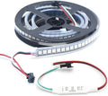 WS2812B LED Strip Lights 3.2ft 1M WS2812B 144LEDs Programmable Individual Addressable WS2811 Built-in 5050 RGB LED Strip IP67 Waterproof DC5V with Mini Controller