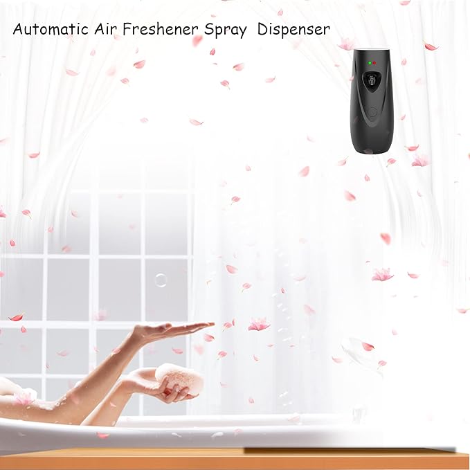 Automatic Air Freshener Dispenser, Wall Mounted/Standing Air Freshener Spray Dispenser, Aerosol Fragrance Dispenser is Suitable for Hotel, Bedroom, Bathroom,Office, Commercial Place(White-03)