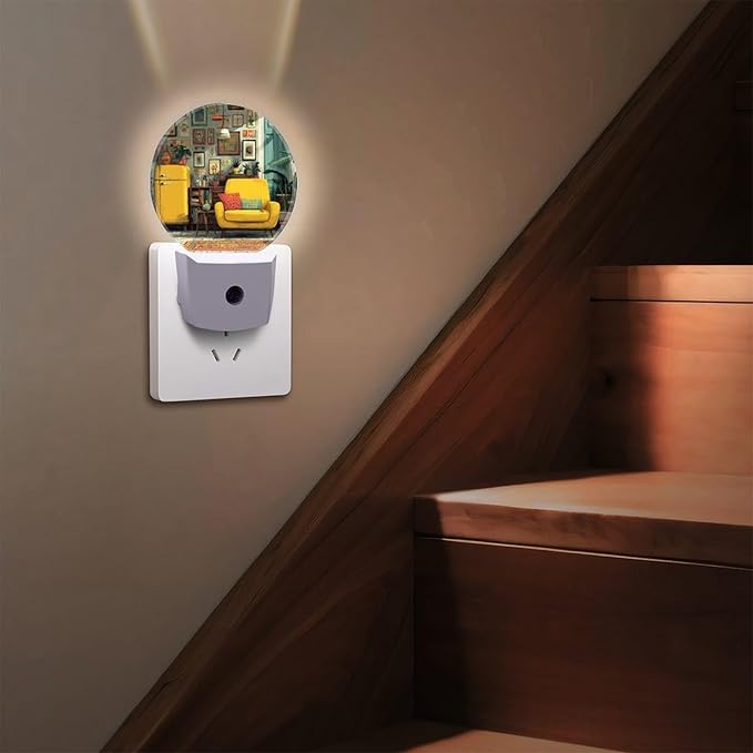LED Night Light, Vital Interior Smart Sensor Night Lights Plug Into Wall with Auto Dusk to Dawn, Soft Glow Nightlight for Bedroom, Bathroom, Hallway, Stairway