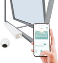 Olideauto Home Automatic Window Opener with Running Trip 11-4/5'',Smart WiFi Electric Single Chain Window Opener for Skylight,Compatible for Alexa,Google Home,Phone APP,with Wireless Rain Sensor