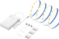 Battery Operated Motion Sensor Strip Lights, Cuttable, Waterproof, 3.3FT Motion Activated Led Light Strip Warm White for Cabinet Closet Kitchen Bathroom Stair Pantry Shelves Bed Indoor