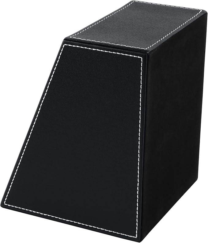 TV Remote Control Holder with 3 Compartments, Media Accessory Storage, Storage box, Storage Rack, Desk Organizers(Black(2 pieces))