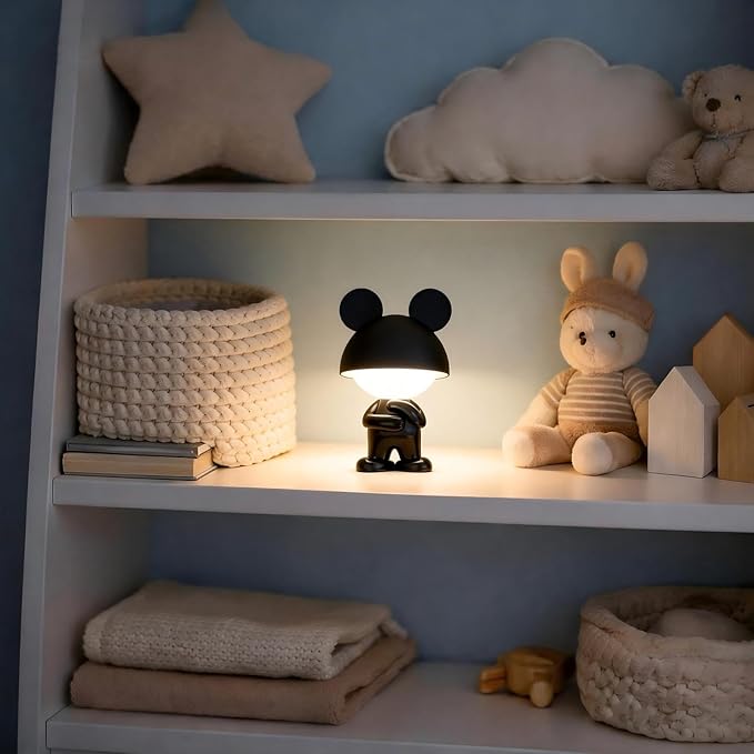 Night Lights for Kids,Rechargeable Table Light,Touch Bedside Lamps,Cordless Dimmable Warm White Light,Baby Nursery,Breastfeeding,Sleep Aid,Cute Easter Gifts for Newborns Toddlers Boys Girls