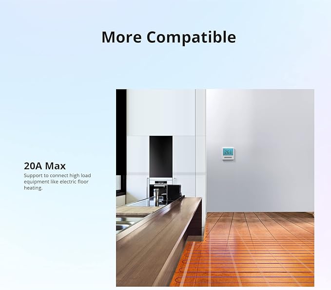 SONOFF THR316 Origin Smart Temperature and Humidity Monitoring Switch,Compatible with Alexa & Google Home, RJ9 4P4C Interface