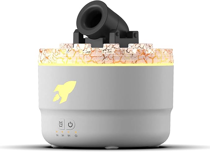 Aromatherapy Essential Oil Diffusers, 300ml High Mist Output Humidifiers for Large Room, with 7 Color LED Light, Quiet Air Diffuser Humidifier Night Light for Home (White)