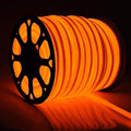 US Stock 50FT Orange Flexible LED Neon Rope Light Lighting Strip Tube Indoor Outdoor Christmas Party Wedding Room Decor Lighting 110V