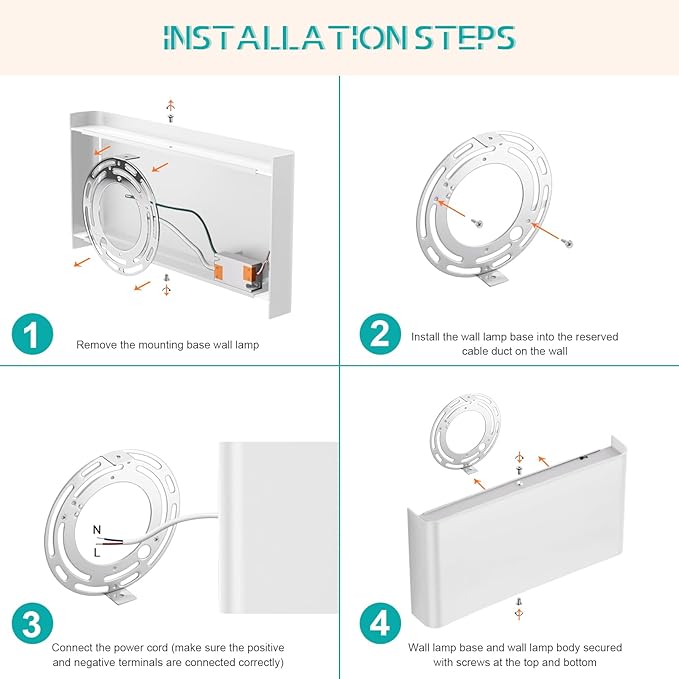 Modern LED Wall Sconce, 20W Dimmable 5CCT (3000K-6500K), Upper and Lower Illuminated Wall Sconce, for Bedroom, Living Room, Hallway, Dresser (15 Inch - Sandy White 1 Piece)