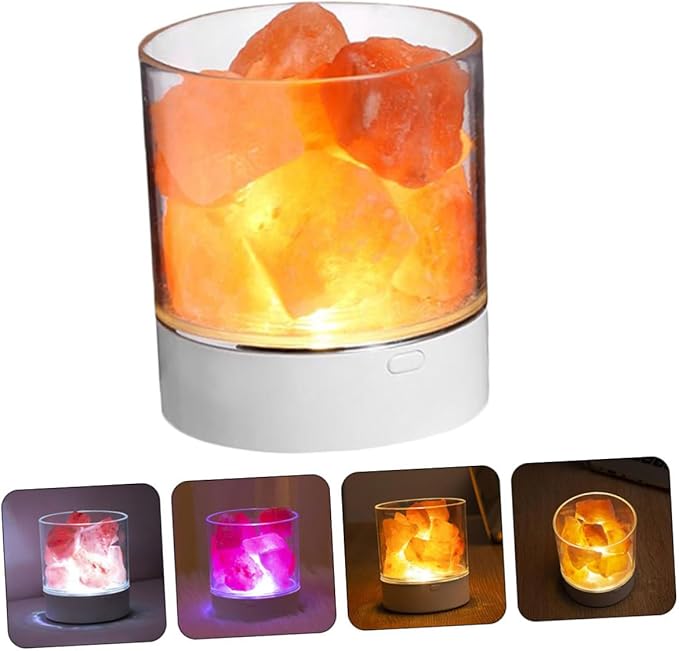 DOITOOL 1pc Natural Shape USB Night Light for Relaxing Atmosphere for Home Decor Christmas Weddings and Parties