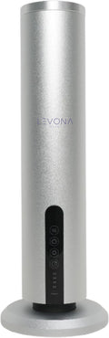 Levona Scent Essential Oil Diffuser - Cold Air Diffuser, Waterless Plug-In Aroma with Night Light, App Controlled - For Home, Office & Hotel - Covers 1000 sq ft - Acasa 1000, Silver (Oil Not Included)